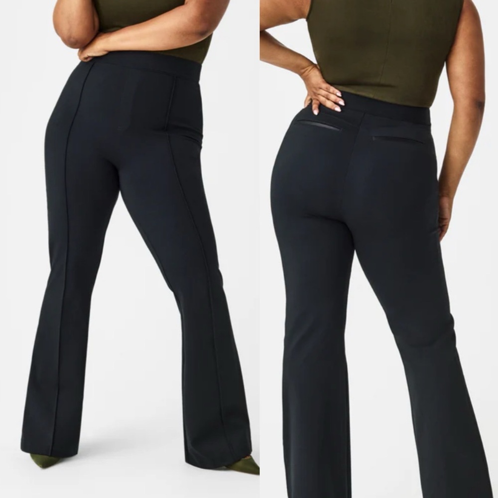 NWOT Spanx size 3X tall black the perfect pants high rise flare